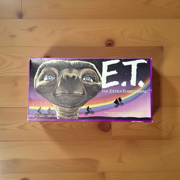 NEW Vintage 1982 E.t. Extraterrestrial Parker Brothers Board Game No 157 Open Bo